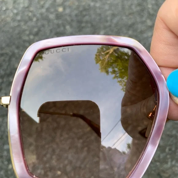 🔥HP🔥Gucci hexagon oversized sunglasses - Picture 3 of 7